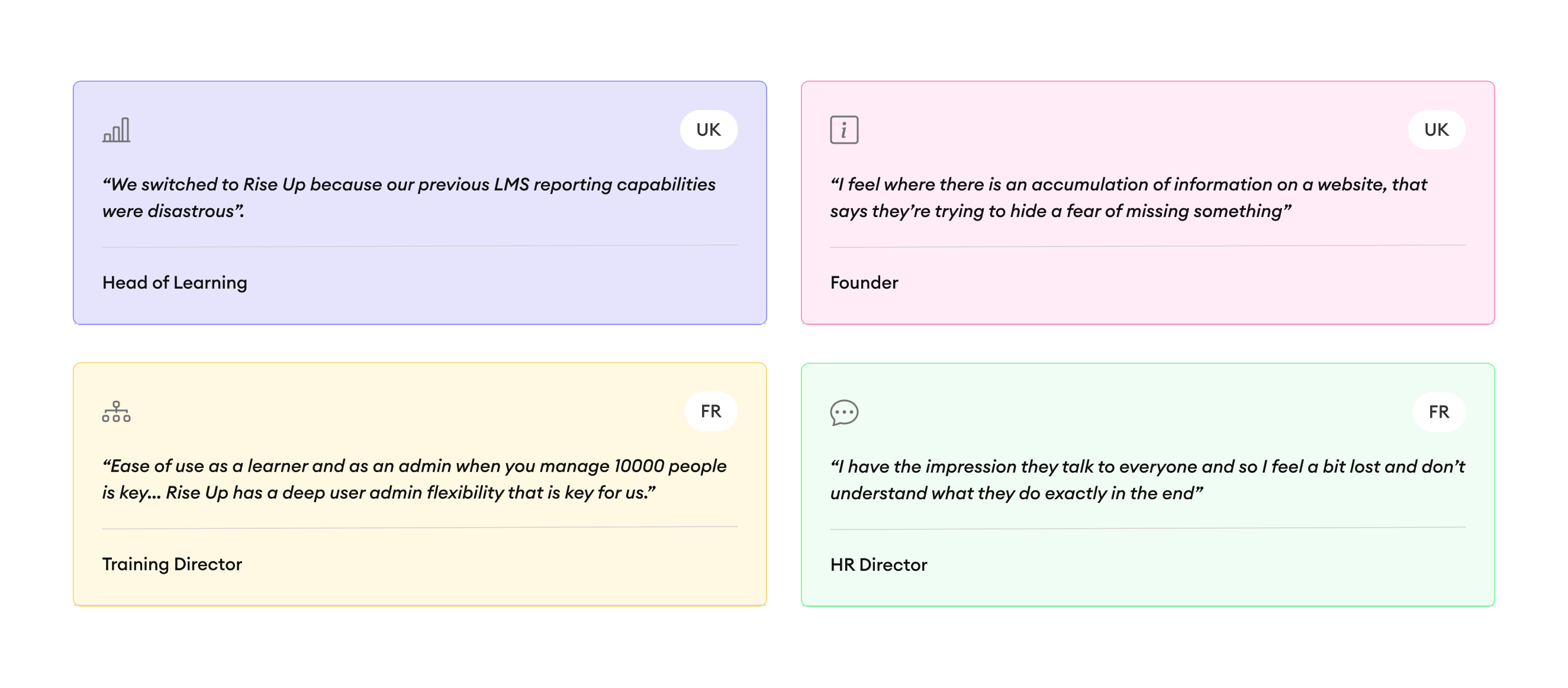 User Interviews Quotes